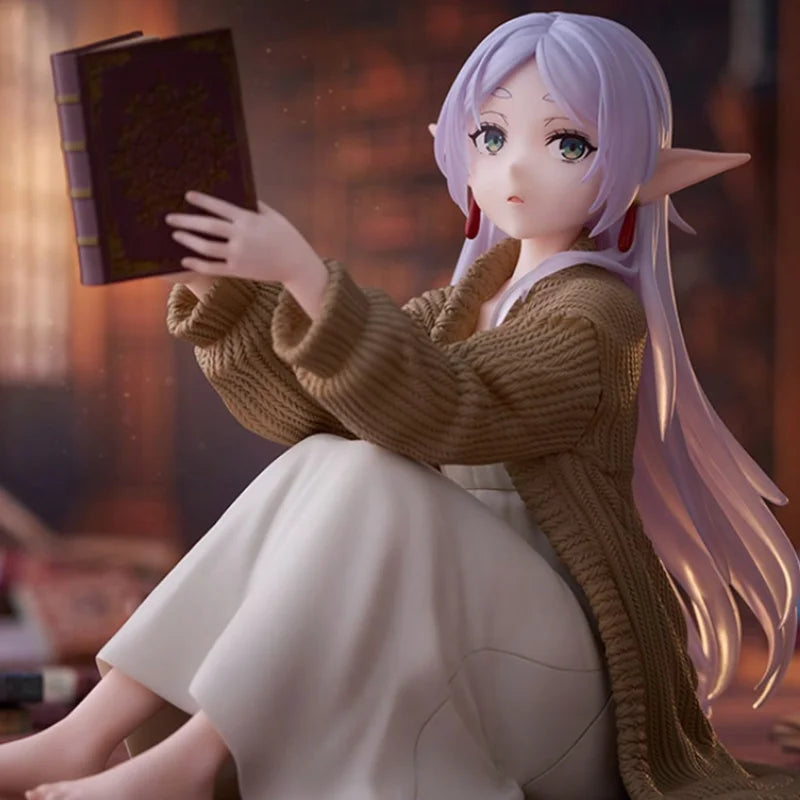 Taito Frieren Beyond Journey'S End Anime Figure Frieren Reading Action Pvc Models Collectible Customized Toys Statue Kids Gifts Taito Frieren Beyond Journey'S End Anime Figure Frieren Reading Action Pvc Models Collectible Customized Toys Statue Kids Gifts